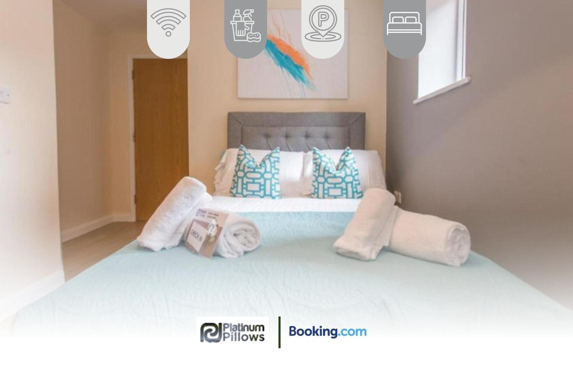 Modern Oxford 2 Bedroom Apartments, Near Headington Hospital, Families & Contractor Accommodation With Parking Exterior foto
